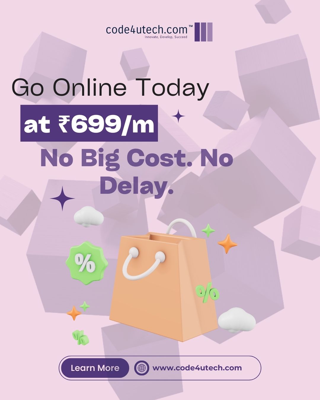 Get Your Website Live @₹699 /m